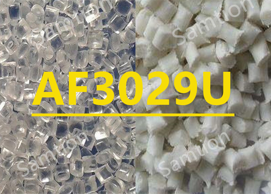 S-Plastic Verton AF3029U ist eine Verbindung auf Basis von Acrylonitril Butadienharz, die Glasfaser, Flammschutzmittel, Propi