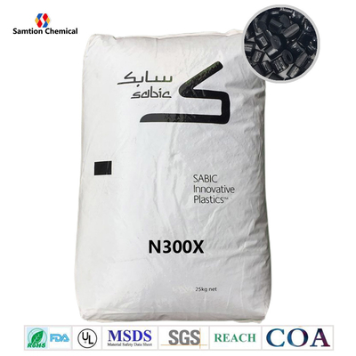 S-Plastic Noryl N300X PPE+PS-Mischung. Ungefülltes nicht-bromiertes nicht-chlorisiertes FR-System UL94 V0.